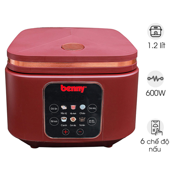 Nồi cơm điện tử Benny BR-12EL 1.2 lít