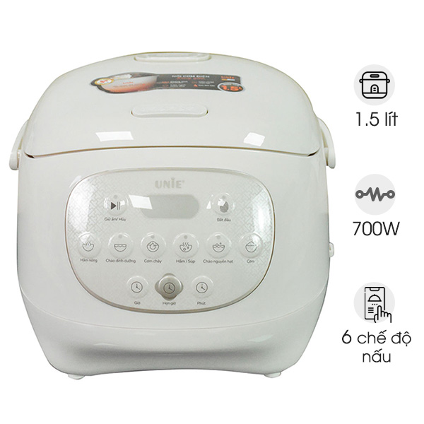Nồi cơm điện lòng gốm tự nhiên Unie URC815 - 1.5 lít