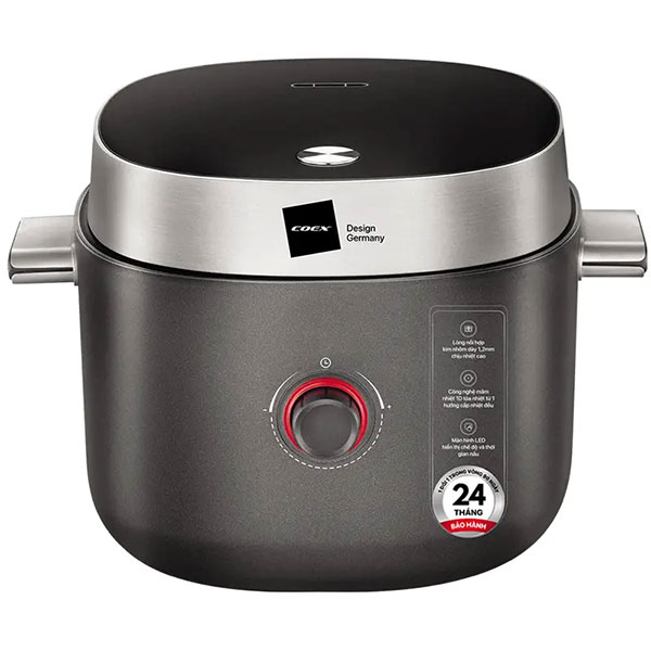 Nồi cơm điện tử đa năng 0.8 lít Coex CR-3468A