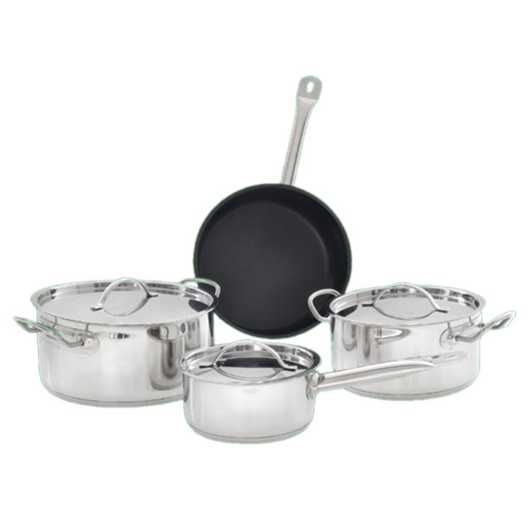 Bộ nồi chảo 7 món inox 304 Tomate TOM 0707