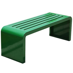 Ghế công viên không tựa 150cm (thép phun sơn)