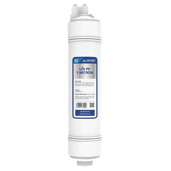 Lõi lọc thô đúc liền Hòa Phát số 3 PP 1 Micron