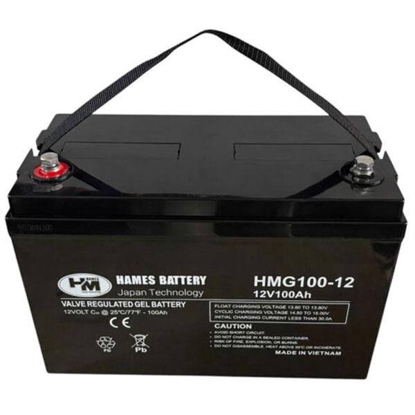 Ắc quy 12V 100Ah Gel Hames HMG100-12