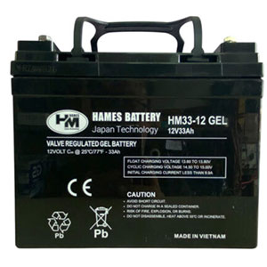 Ắc quy 12V - 33Ah Hames Gel HM33-12