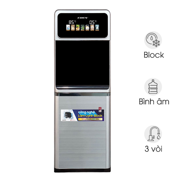 Cây nước nóng lạnh Coex CW-7124A (3 vòi nóng, lạnh, nguội)