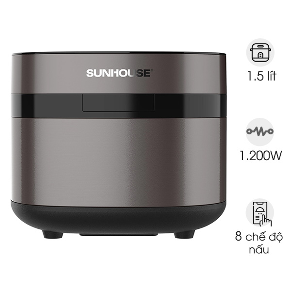 Nồi cơm điện cao tần 1.5L Sunhouse SHD8826