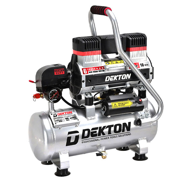 Máy nén khí không dầu Dekton DK-AC2910PROMAX (1.5HP, 10 lít, bình hợp kim nhôm)