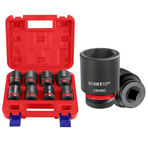 Bộ 8 đầu tuýp 3/4 inch Emtop EMSSD34081