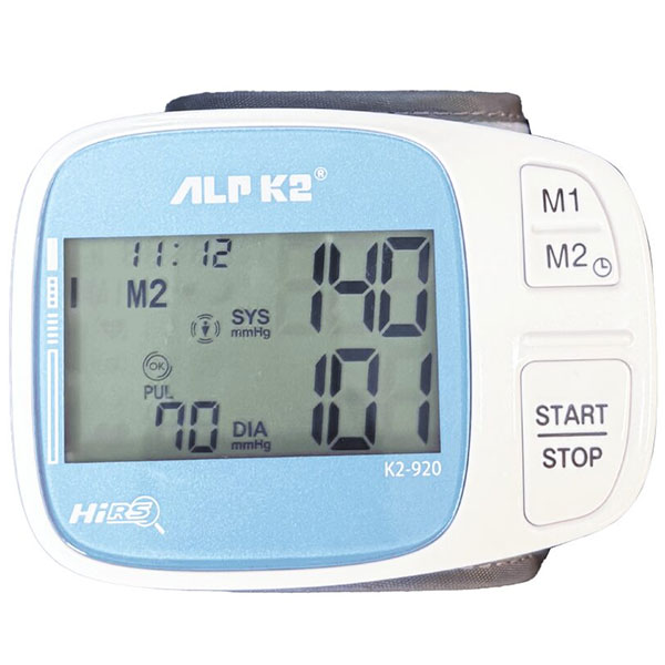 Máy đo huyết áp cổ tay ALPK2 K2-920