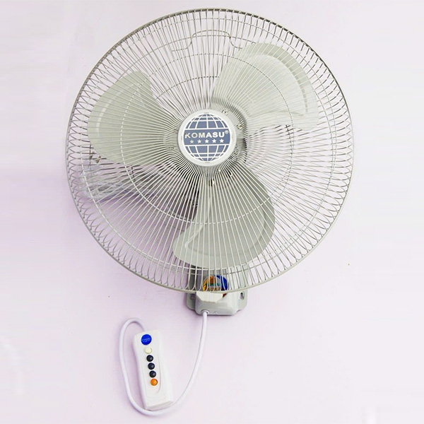Quạt treo tường Komasu KM45CT (lồng mạ, công tắc bấm)