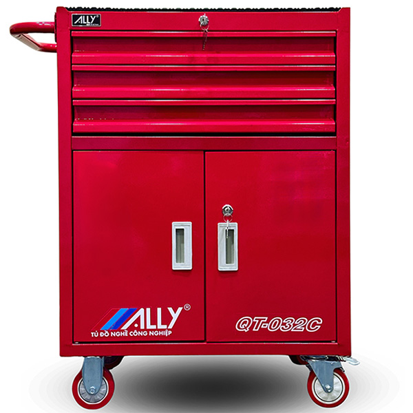 Tủ đựng đồ nghề 3 ngăn 2 cánh Ally QT-032 (QT-032C)