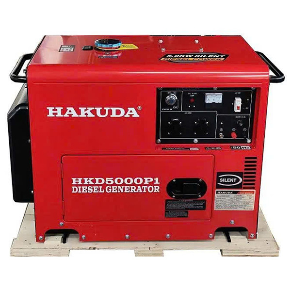 Máy phát điện chạy dầu Hakuda HKD5000P1 - 5KW