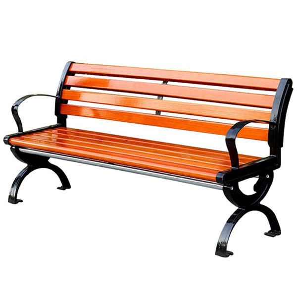 Ghế công viên có tựa gỗ nhựa 120cm (PTGG-1.2)