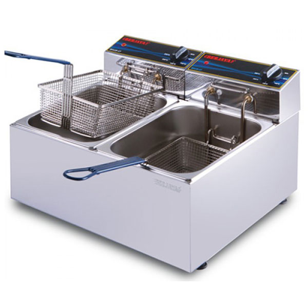 Bếp chiên nhúng điện đôi Berjaya DF11D-17 (9 lít x 2)