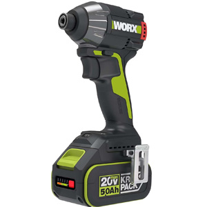 Máy vặn vít dùng pin 20V Worx WU291D.3 (2 Pin 5.0Ah, Sạc)