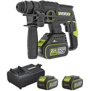 Máy khoan búa dùng pin 20V Worx WU387 (2 Pin 4.0Ah, Sạc)