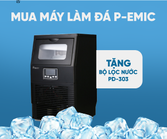Tặng bộ lọc nước PD-303 khi mua máy làm đá P-Emic