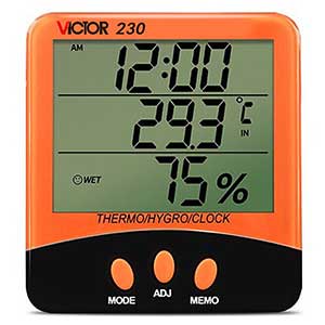 Nhiệt ẩm kế Victor 230 (0 - 50 độ C, 30% - 90% RH)