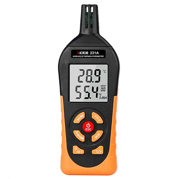 Nhiệt ẩm kế Victor 231A (Bluetooth model)