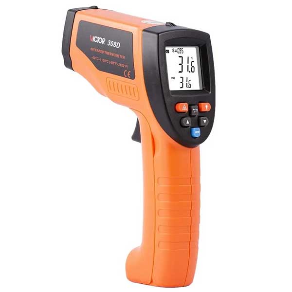 Nhiệt kế hồng ngoại Victor 308D (-50 độ C đến 1.150 độ C)
