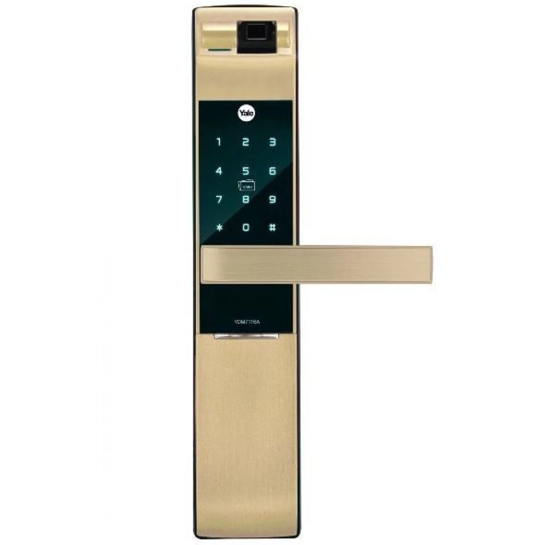 Khóa điện tử thông minh Yale YDM7116ACG đa năng màu Gold