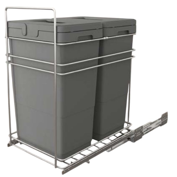 Thùng rác Hafele gắn cánh Viola 20 lít x 2 (503.48.505)