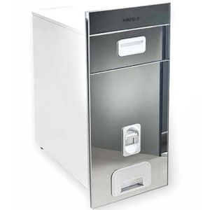 Thùng gạo âm Hafele cho tủ 300mm bề mặt gương (549.32.990)