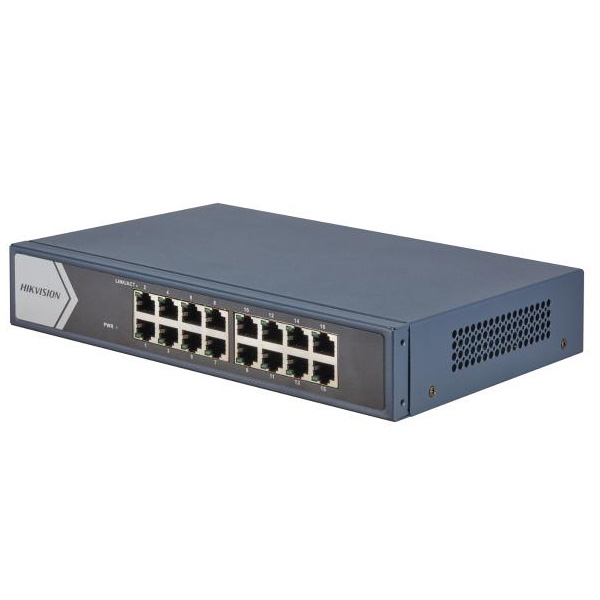 Switch mạng 16 cổng Hikvision DS-3E0516-E(B)