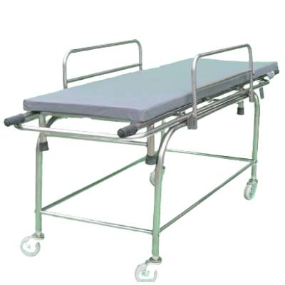 Xe đẩy cáng 3A inox kèm đệm
