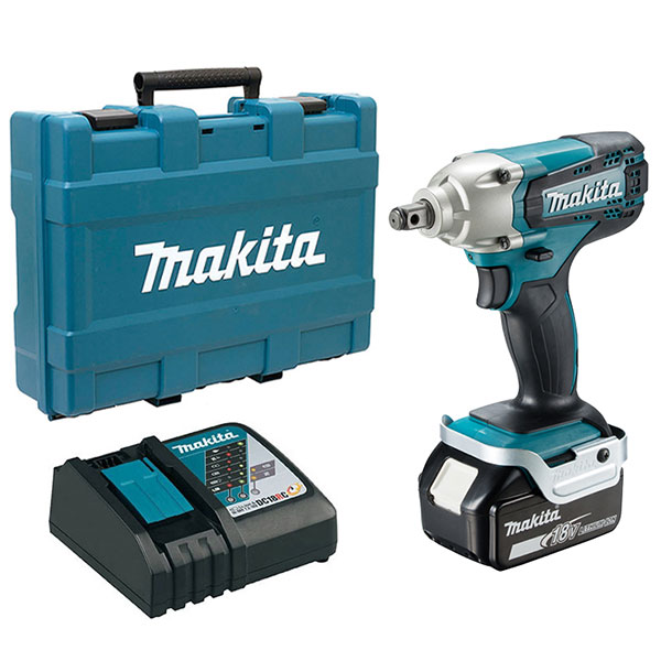 Máy vặn bu lông dùng pin 18V Makita DTW190FJX8 (1 pin 3.0Ah và sạc)