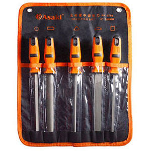 Bộ giũa sắt 5 chi tiết Asaki AK-3767