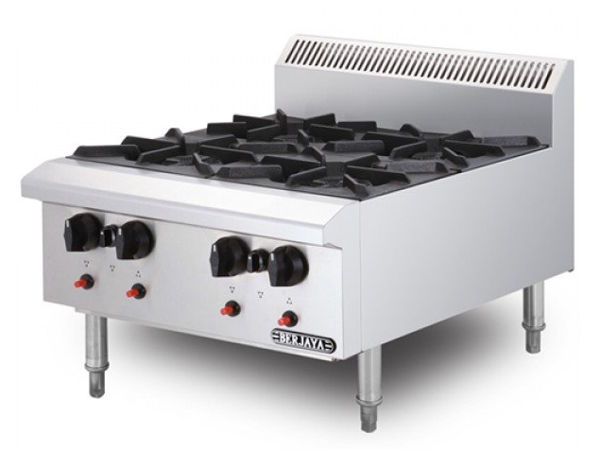 Bếp âu 4 họng dùng gas Berjaya OB4-17