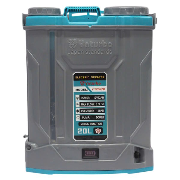 Bình xịt điện Yaturbo YTB20A12M (2 bơm, đảo thuốc)