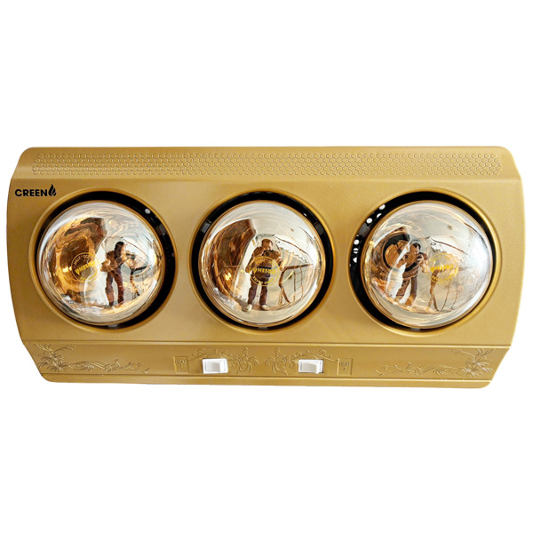 Đèn sưởi nhà tắm 3 bóng Creen CR-03