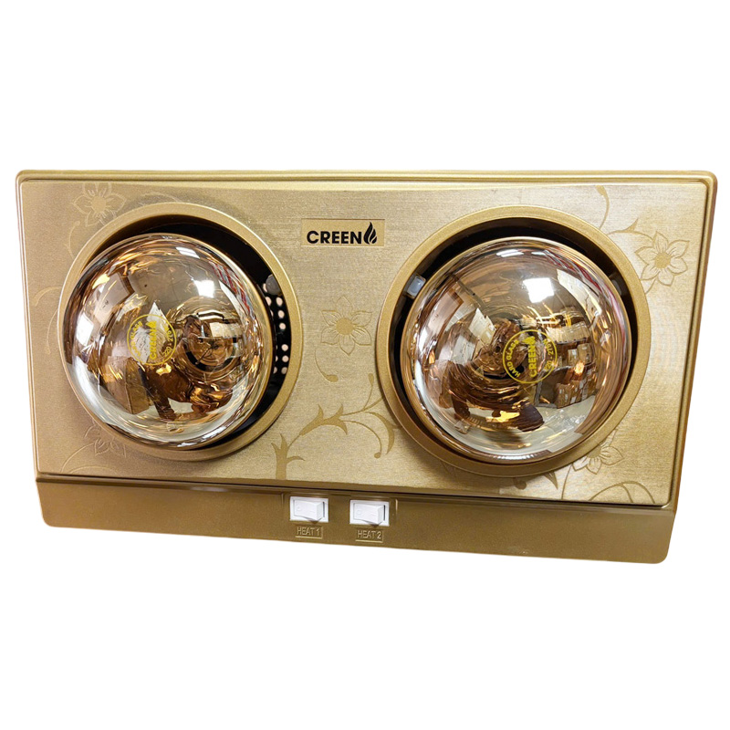 Đèn sưởi nhà tắm 2 bóng Creen CR-02