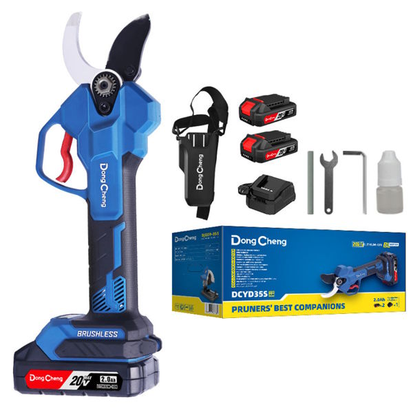 Máy cắt cành dùng pin 20V DongCheng DCYD35S (2 pin 2AH, sạc)