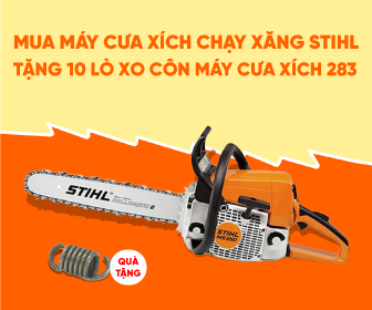 Tặng 10 lò xo côn máy cưa xích 283 khi mua máy cưa xích chạy xăng STIHL Tặng 10 lò xo côn máy cưa xích 283 khi mua máy cưa xích chạy xăng STIHL