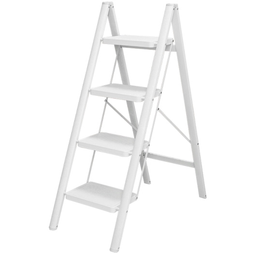 Thang ghế gấp gọn 4 bậc Fujihome SL104W (White)