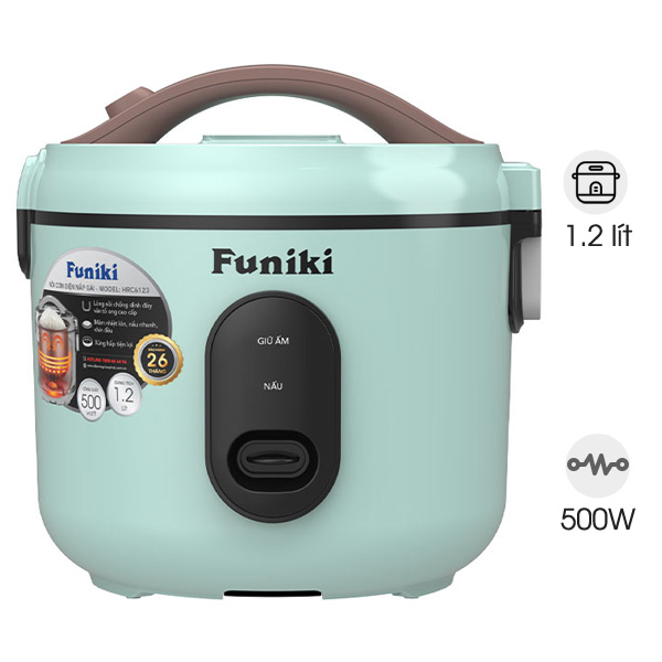 Nồi cơm điện nắp gài 1.2 lít Hòa Phát Funiki HRC6123