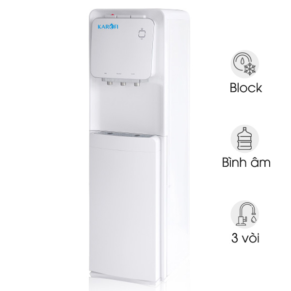 Cây nước nóng lạnh hút bình Karofi HC19