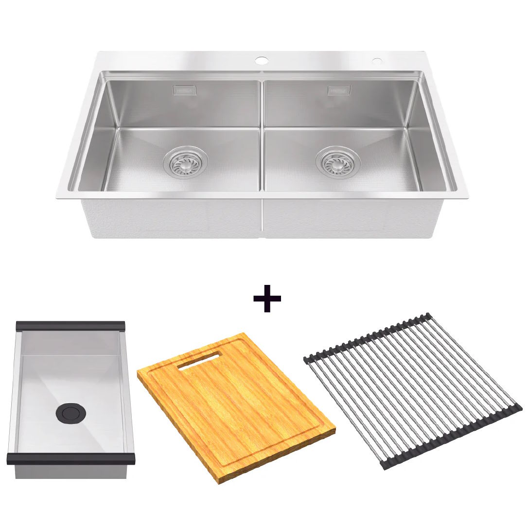 Combo chậu bếp Hafele 567.94.024 & phụ kiện (567.94.058)