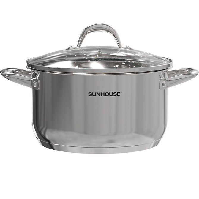 Nồi inox 3 đáy Sunhouse SHG301-16