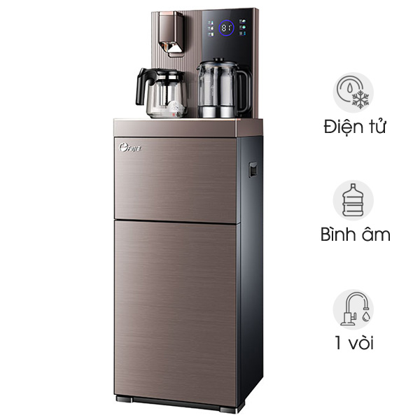 Cây nước nóng lạnh bàn trà có ngăn khử khuẩn UV FujiE TB238UV