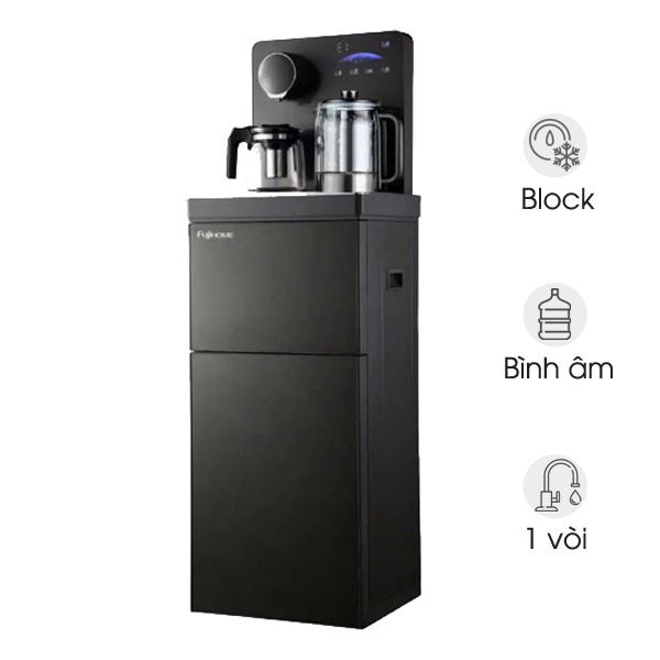 Cây nước nóng lạnh kết hợp bàn pha trà, cafe Fujihome TBA2