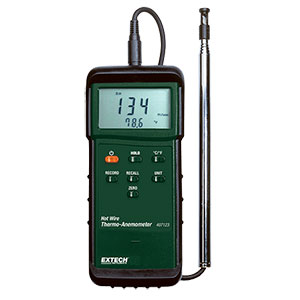 Máy đo tốc độ gió, nhiệt độ gió Extech 407123 (0 - 20m/s)