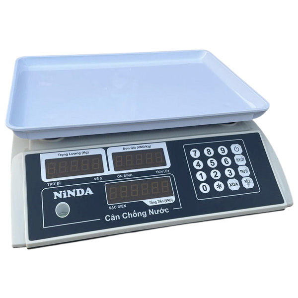 Cân điện tử Ninda SN968 cân tối đa 30kg (có chống nước)