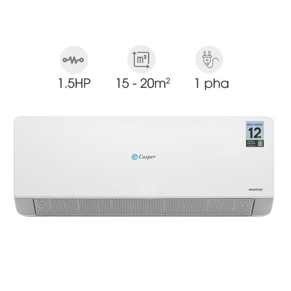 Máy lạnh Casper Inverter 1.5HP QC-12IS36