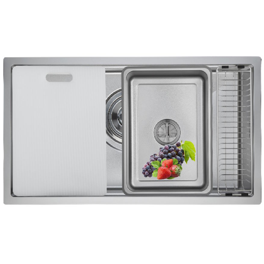 Chậu rửa bát GrandX GX6845V Volcano