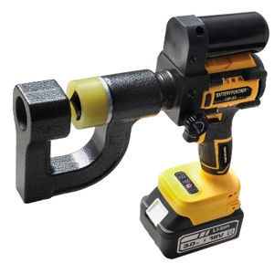 Máy đột lỗ tôn máng cáp thủy lực dùng pin Changyou CM-32