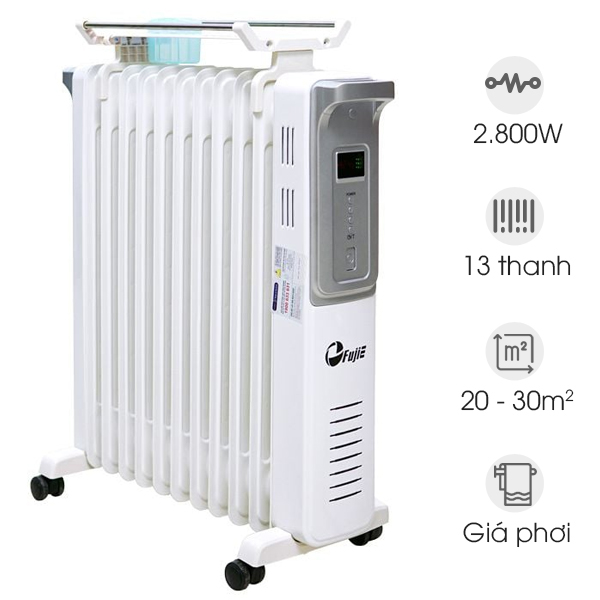 Máy sưởi dầu FujiE OFR4413 (13 thanh)